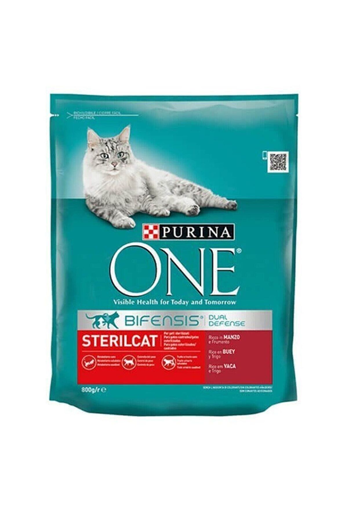 Purina One Sterilised Sığır Etli Kısırlaştırılmış Kedi Maması 800gr x 2 Adet 7613031384600-2