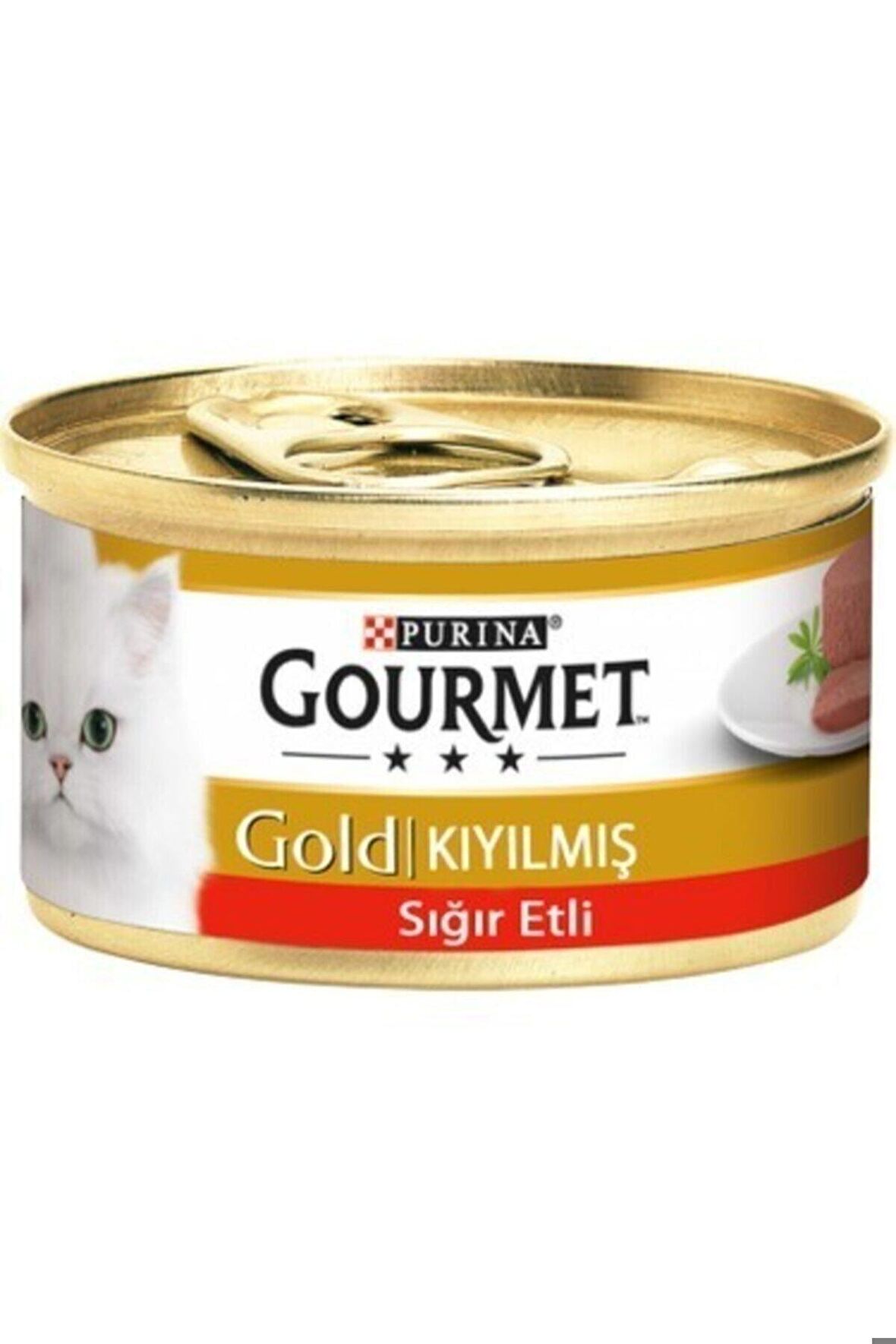 Gourmet Gold Kıyılmış Sığır Etli Yaş Kedi Maması 85 Gr 