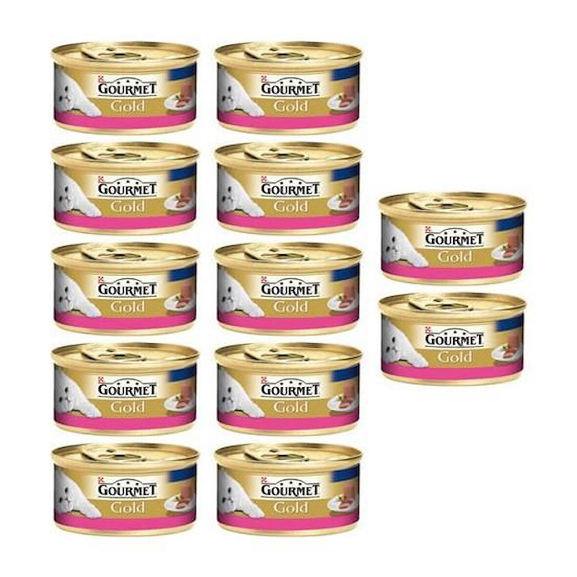 Gourmet Gold Kıyılmış Sığır Etli Kedi Konservesi 85g (12 Adet)