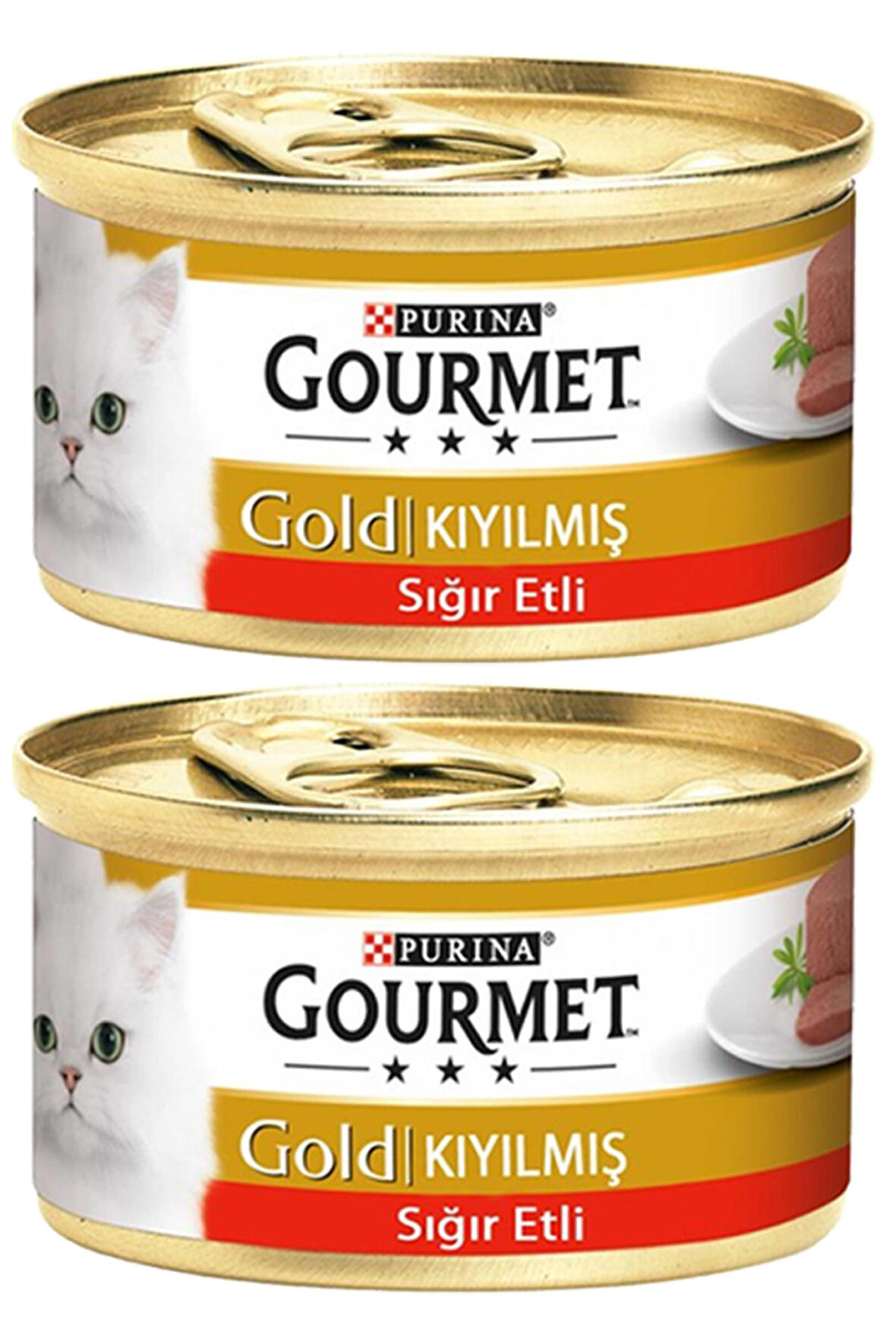 2 Adet Purina Gourmet Gold Kıyılmış Sığır Eti 85 gr