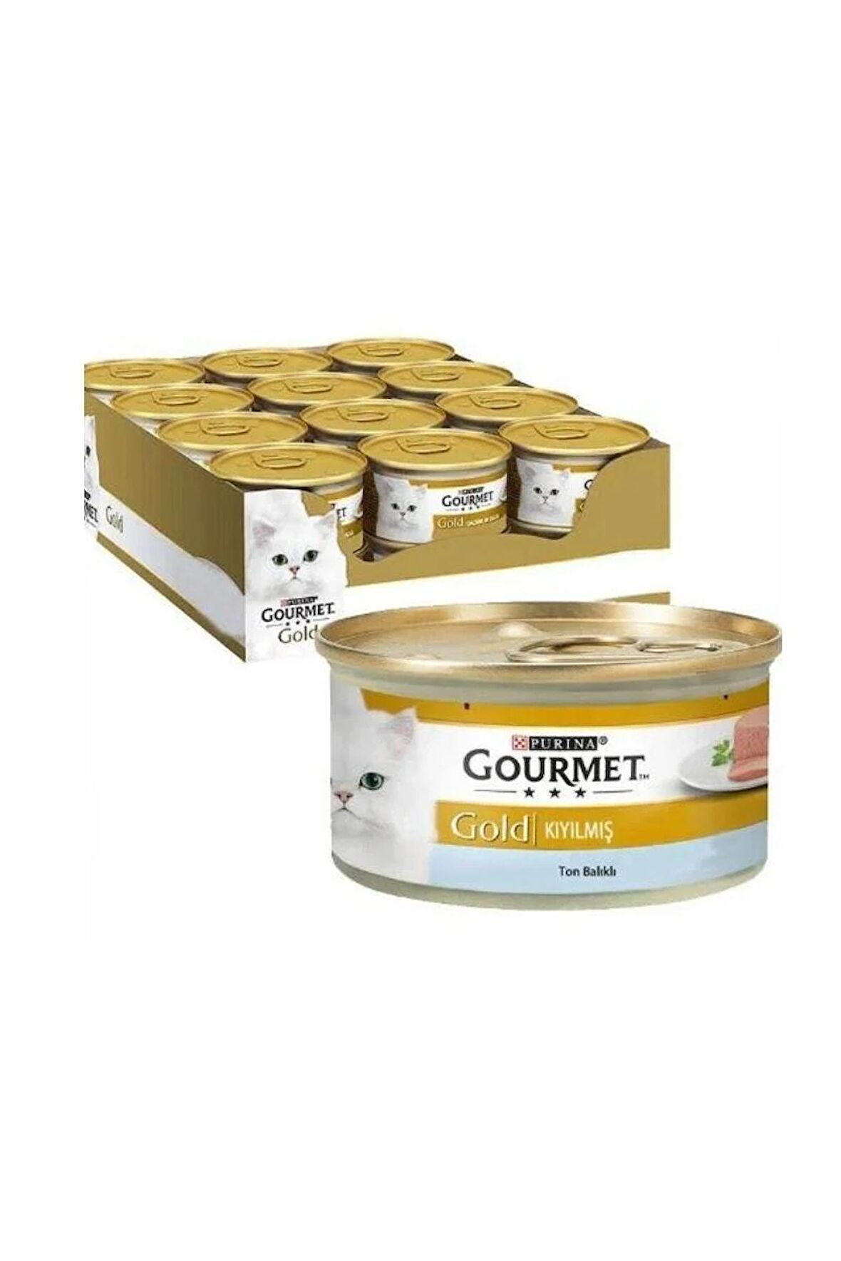 Gourmet Gold Kıyılmış Tavuklu Kedi Konservesi 85 Gr x 24 Adet