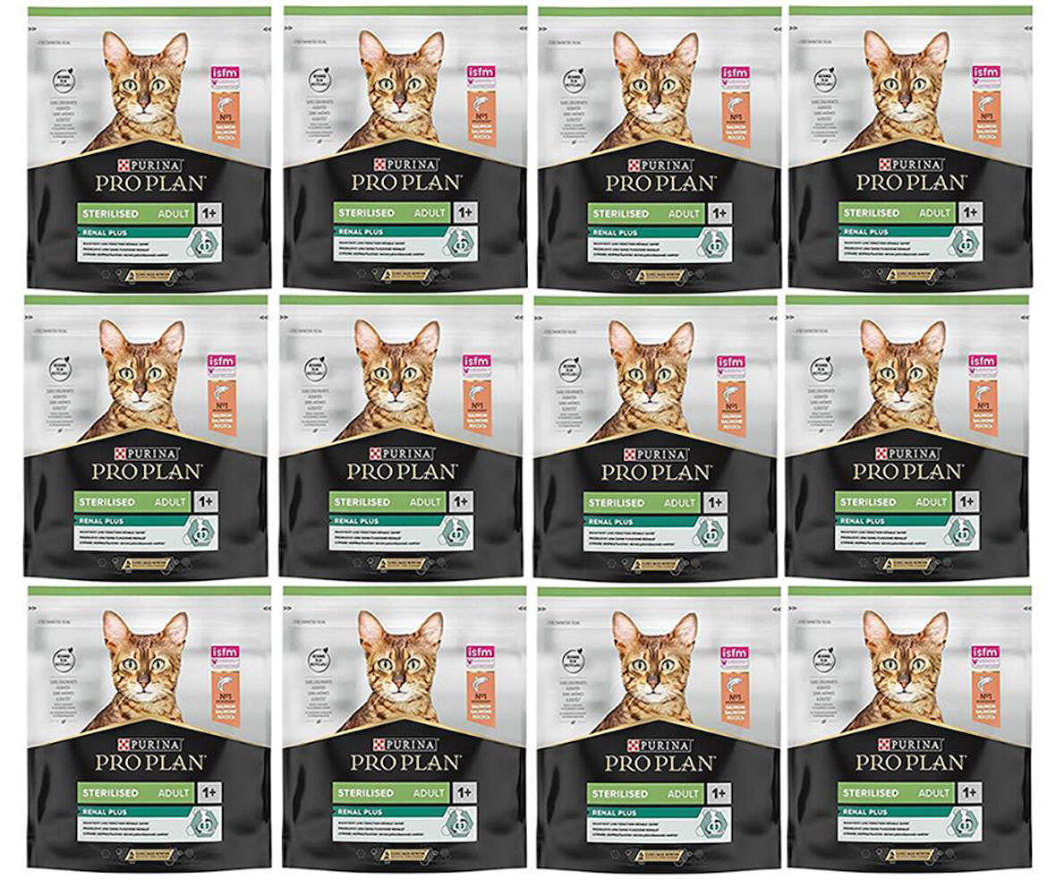 Proplan Sterilised Somon Kısır Kedi Maması 400 Gr*12 Adet