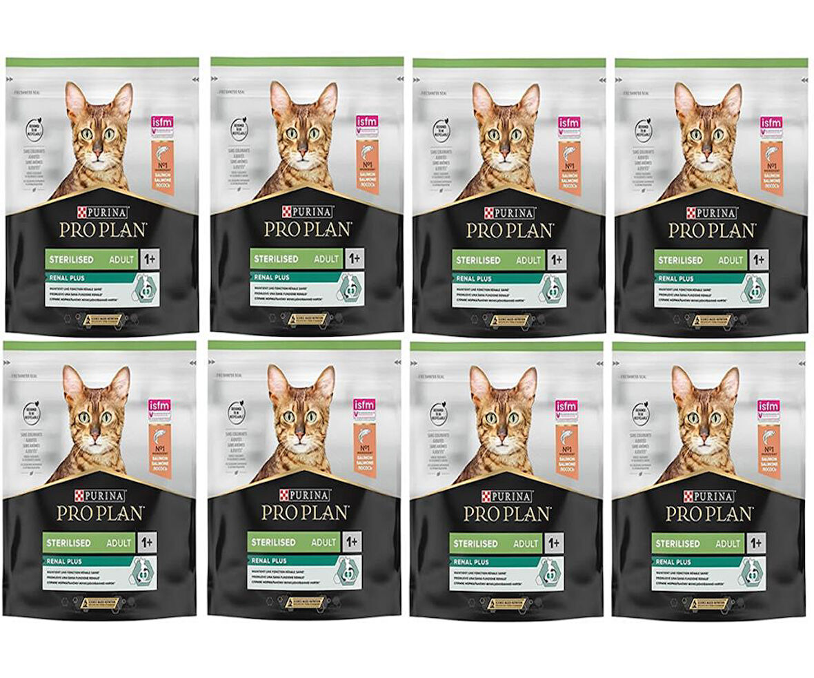 Proplan Sterilised Somon Kısır Kedi Maması 400 Gr*8 Adet