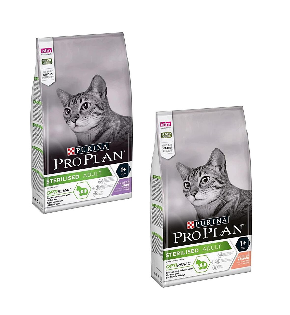 Pro Plan Sterilised Kısırlaştırılmış Hindili Tavuklu-Somonlu Kedi Maması 1,5 Kg (2 ADET)