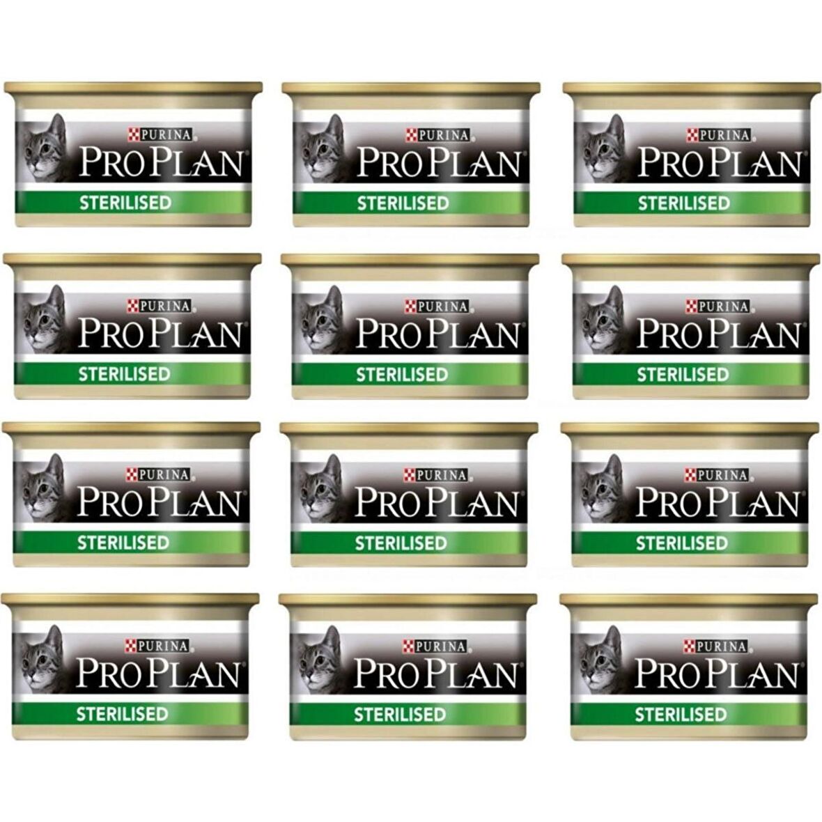 Pro Plan Sterilised Somonlu ve Tuna Balıklı Kısırlaştırılmış Kedi Konserve Maması 85 Gr 12 Adet