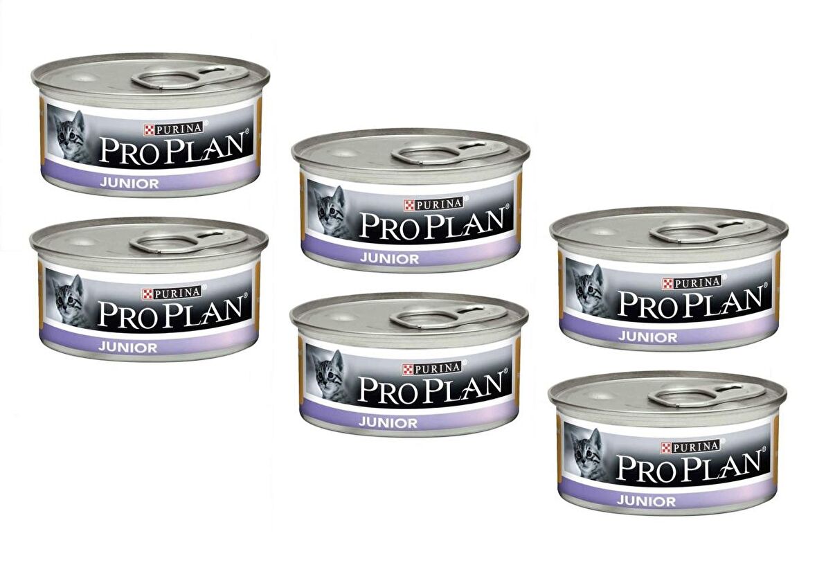 Pro Plan Junior Yavru Tavuk Etli Kedi Konservesi 85 Gr (6 ADET)