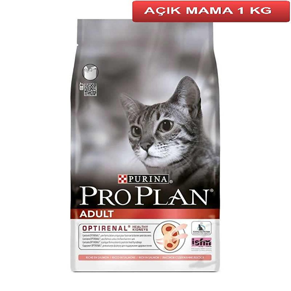 ProPlan Adult Somonlu Yetişkin Kedi Maması 1 kg AÇIK