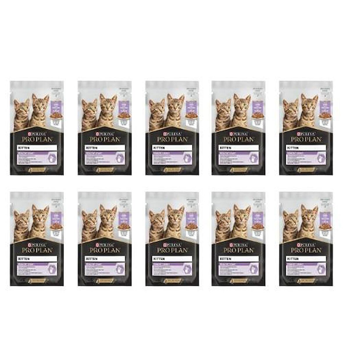 Pro Plan Pouch Kitten Hindili Yavru Kedi Maması 85 G - 10 Adet