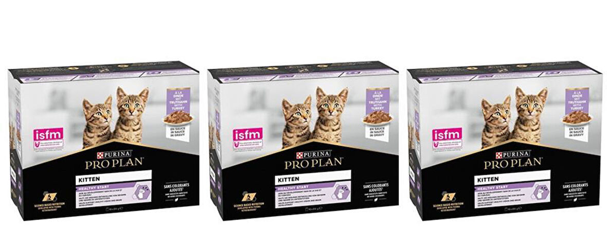 Pro Plan Pouch Sos İçinde Hindili Yavru Kedi Konservesi 85 Gr *30 Adet