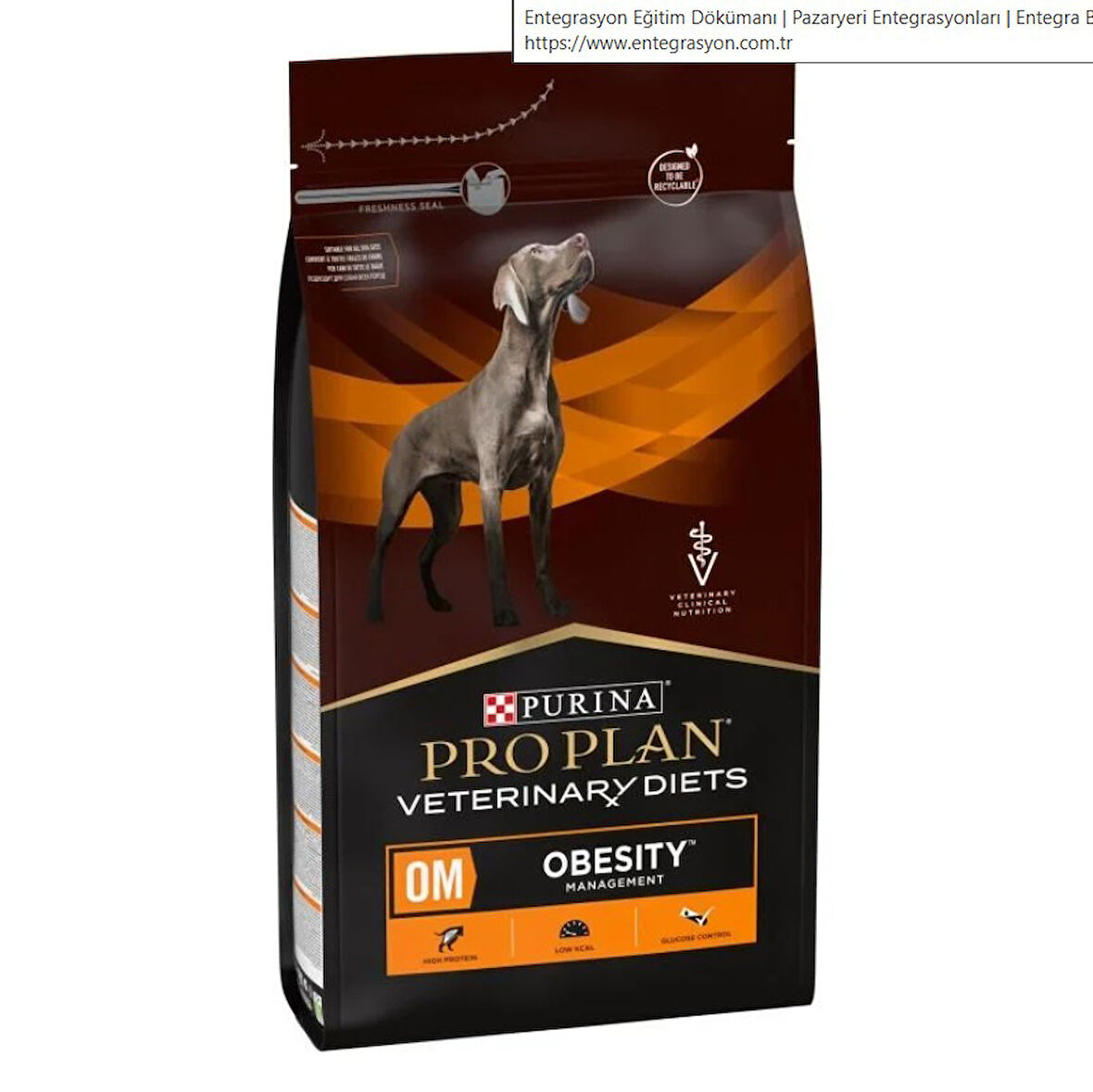 Pro Plan Veterinary Diets OM Obesity Managment Köpek Kuru Maması 12 Kg