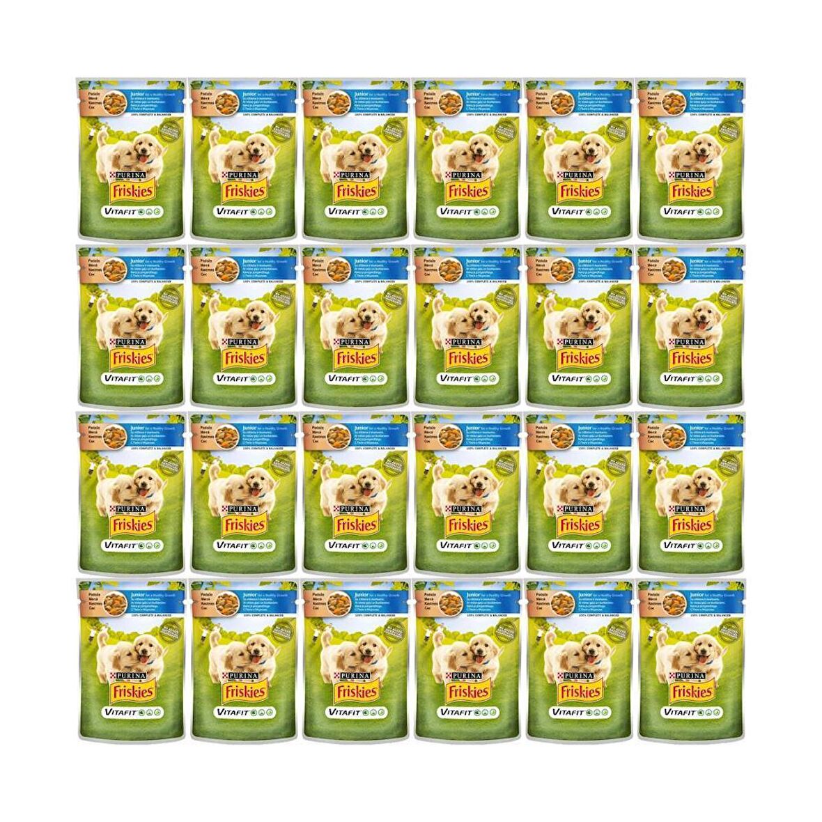 Friskies Tavuklu ve Havuçlu Pouch Konserve Yavru Köpek Maması 100 Gr X 24 Adet