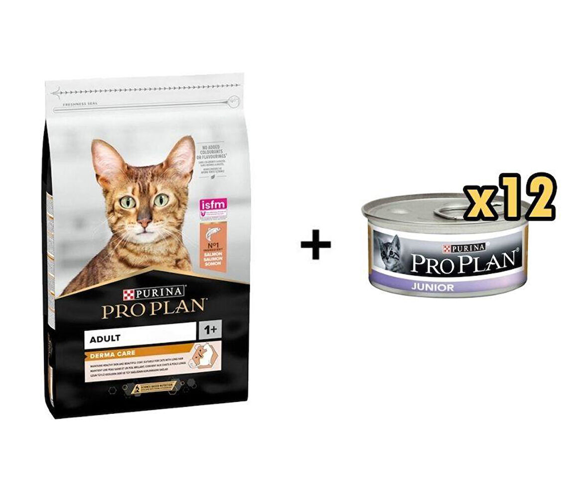 Pro Plan Kitten Tavuklu Yavru Kedi Maması 1.5 Kg + 12 Adet Proplan Junior Tavuk Etli Yavru Kedi Maması 85 Gr 