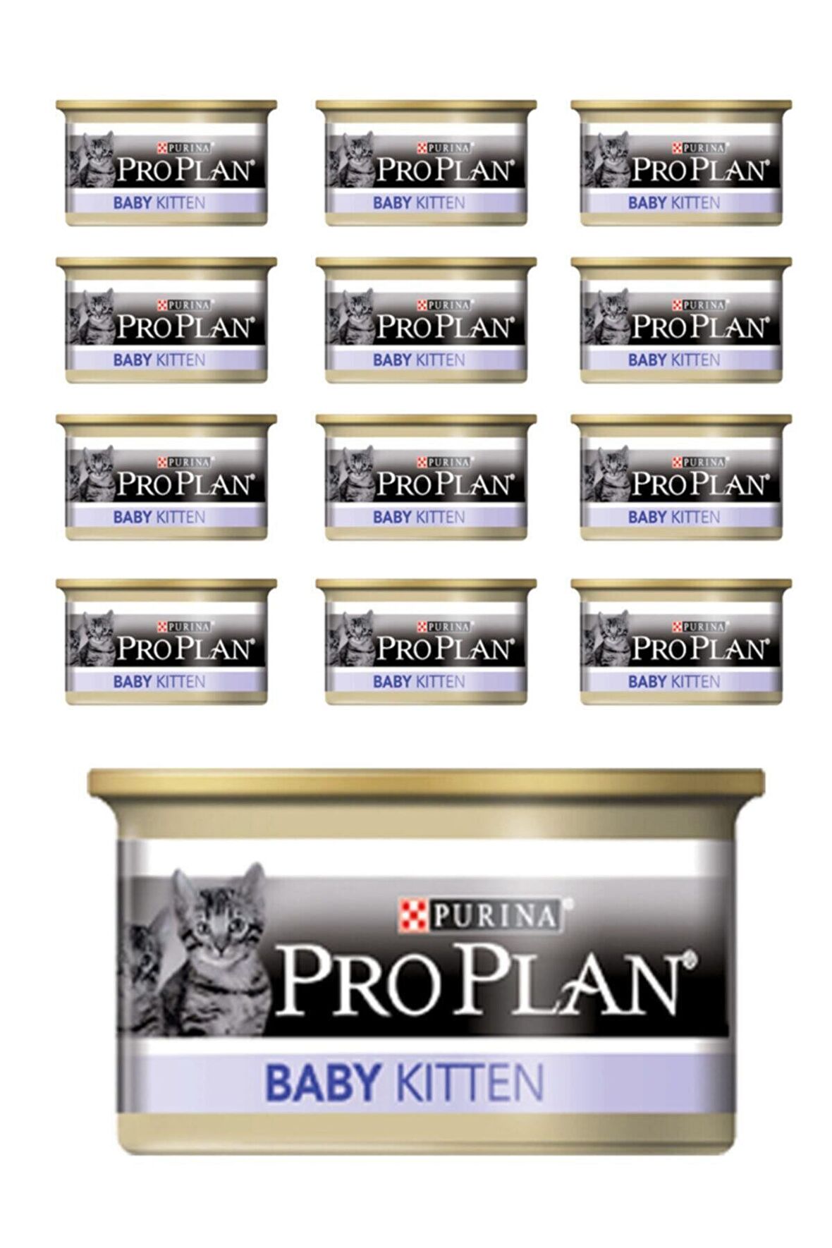 Pro Plan Baby Kitten Bebek Kedi Konserve Maması 85 Gr 12 Adet