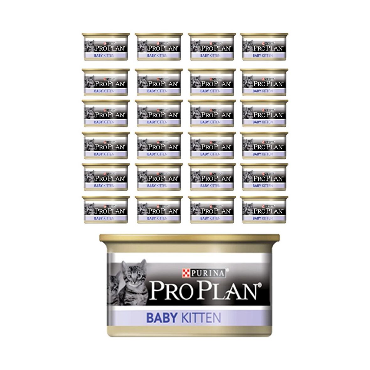 Pro Plan Baby Kitten Tavuk Etli Yavru Yaş Kedi Maması - 85 gr x 24 Adet