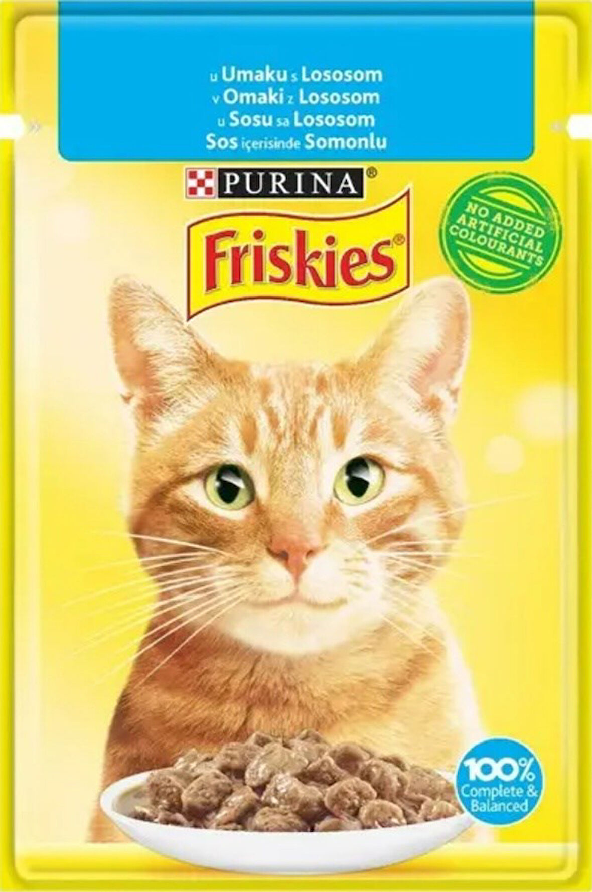 Purina Friskies Somonlu Pouch Yetişkin Kedi Yaş Maması 85 Gr