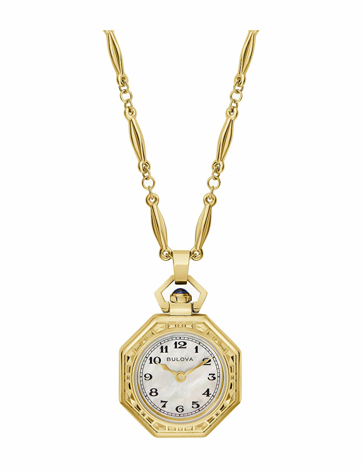 Bulova Rubaiyat Pendant Necklace 25,5 mm Quartz Saat 97L182