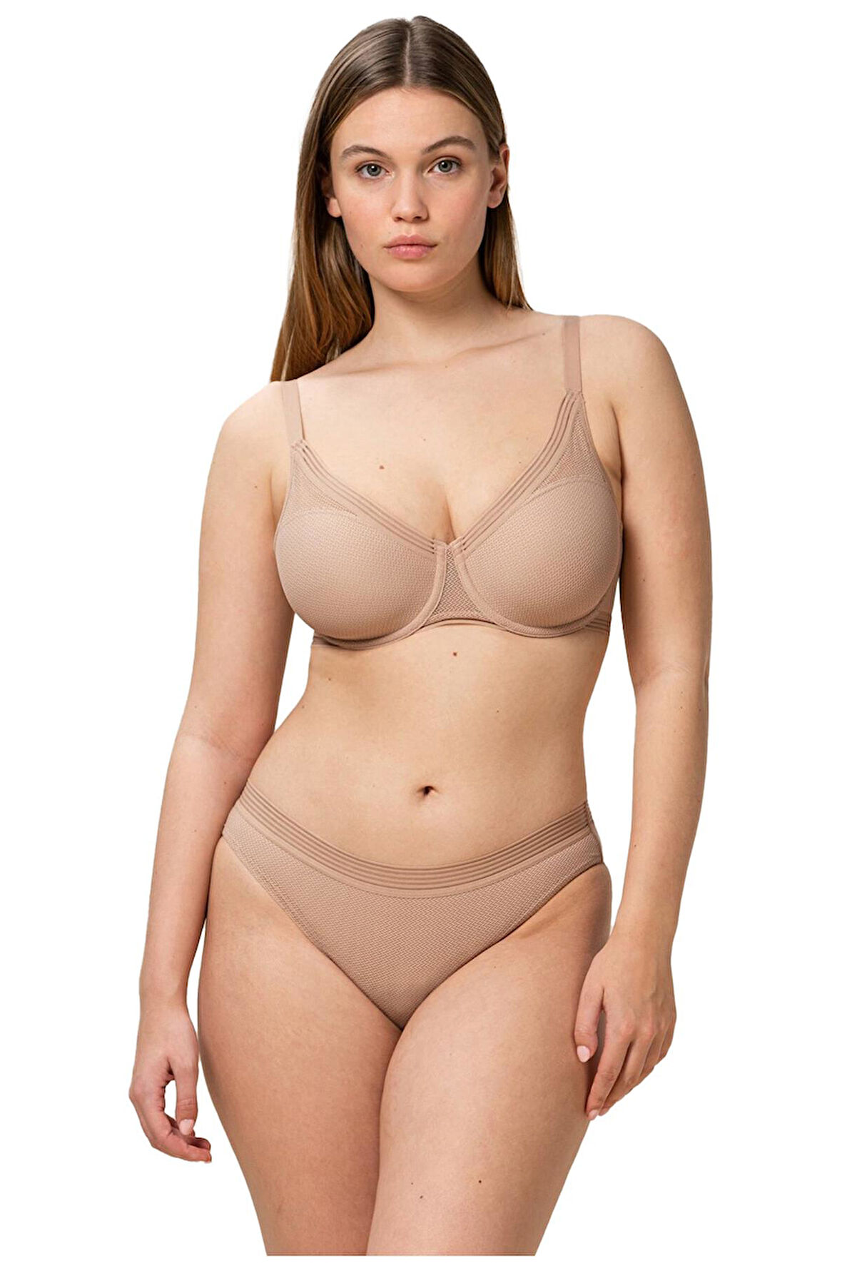 Triumph Infinite Sensation W01 Balensiz Düz Şık Ten Sütyen