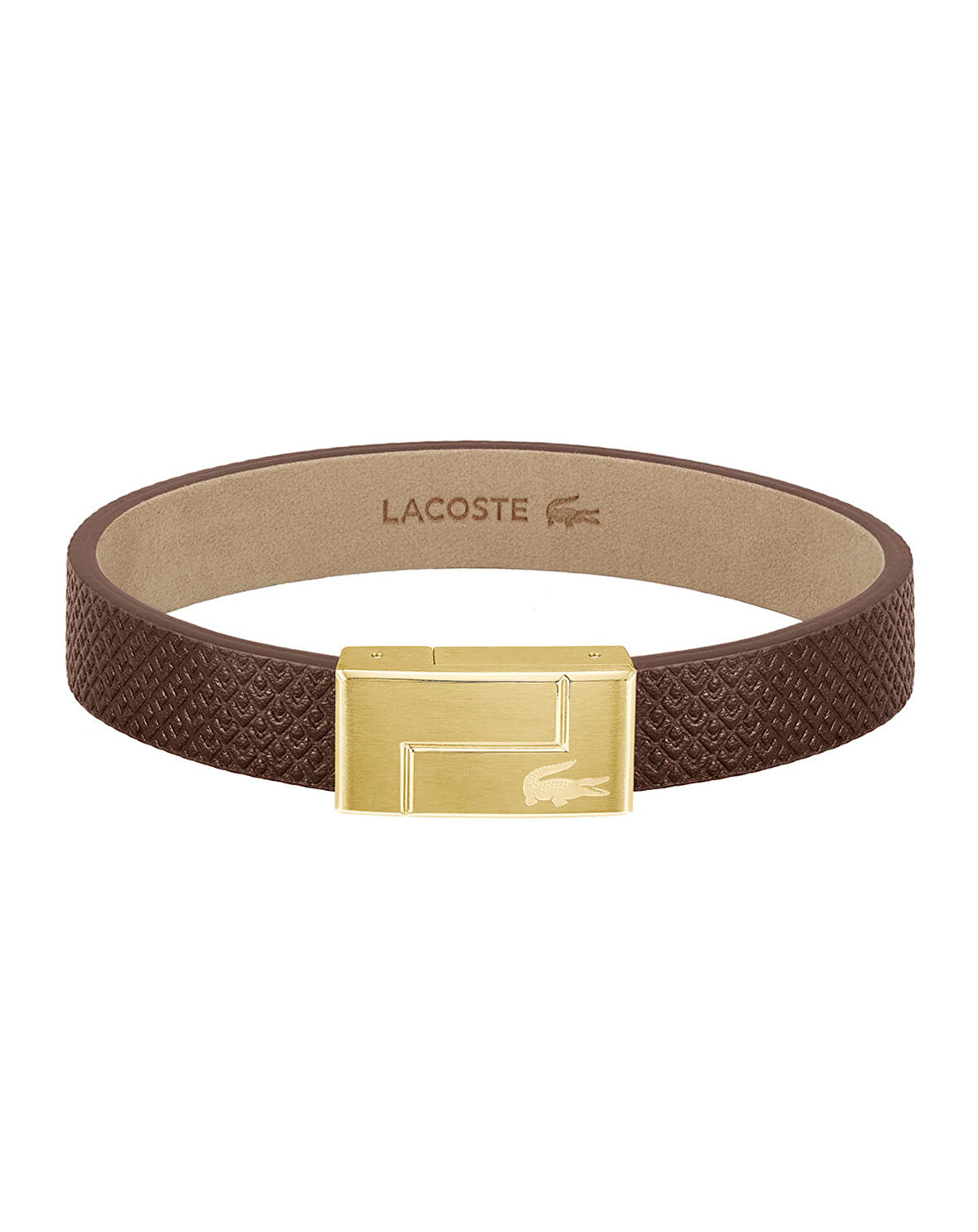 Lacoste Erkek Kahverengi Deri Bileklik – LACJ2040187