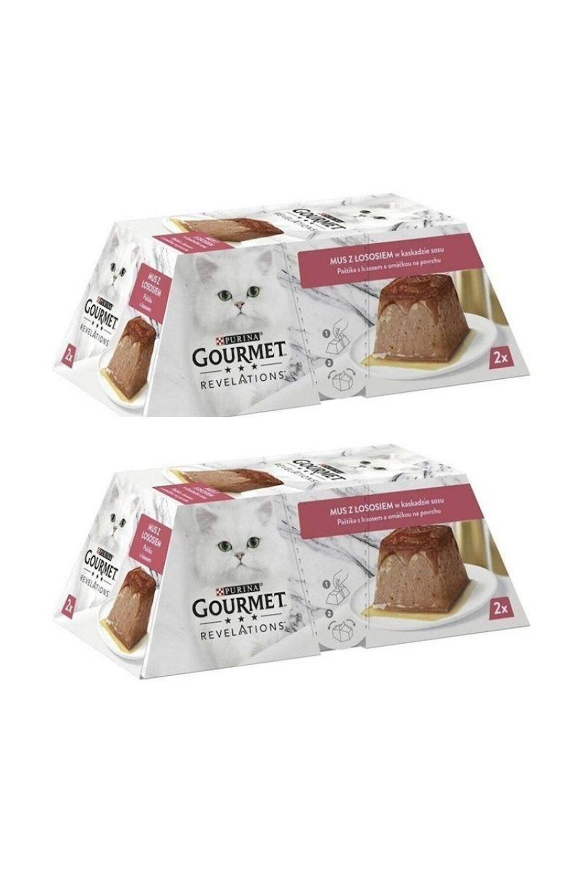 Gourmet Revelations Somonlu Kedi Konservesi (2x57 Gr) x 2 Paket