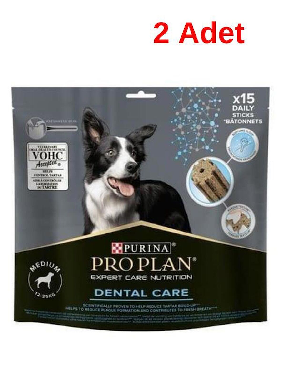 Pro Plan Dental Care Ortak Irk Köpek Ödül Maması 345 Gr 2 Adet