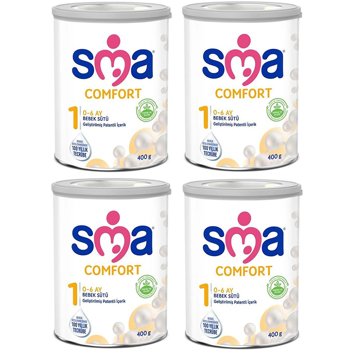 Sma Comfort 1 Bebek Sütü 400 gr 4 ADET