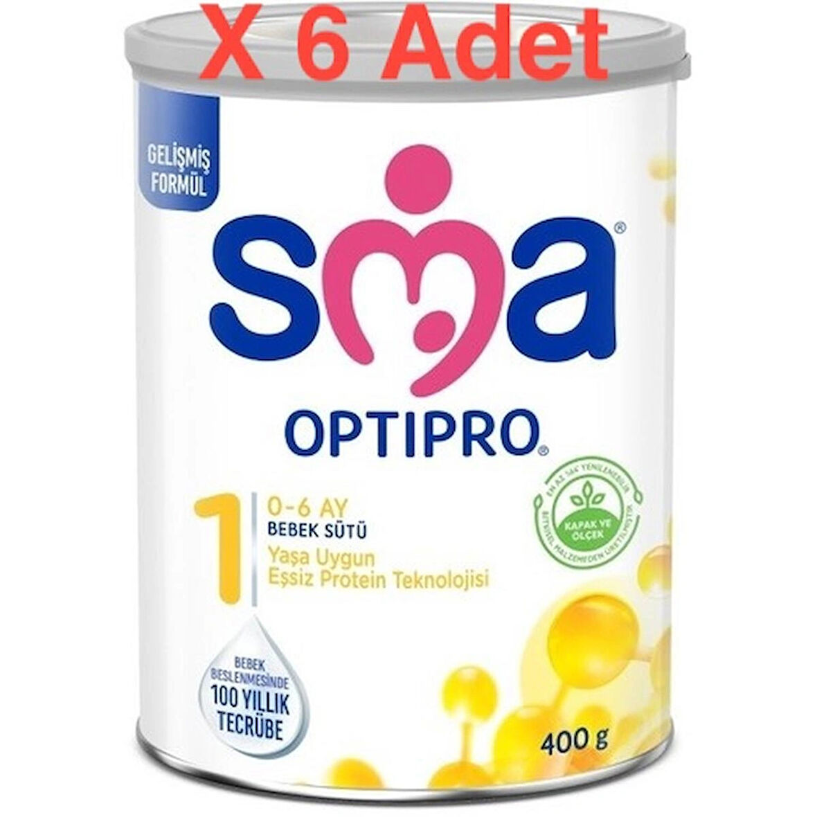 SMA Optipro Probiyotik 1 400 gr X 6 Adet