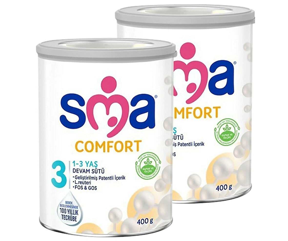 SMA Comfort 3 Devam Sütü 400 gr 2 Adet
