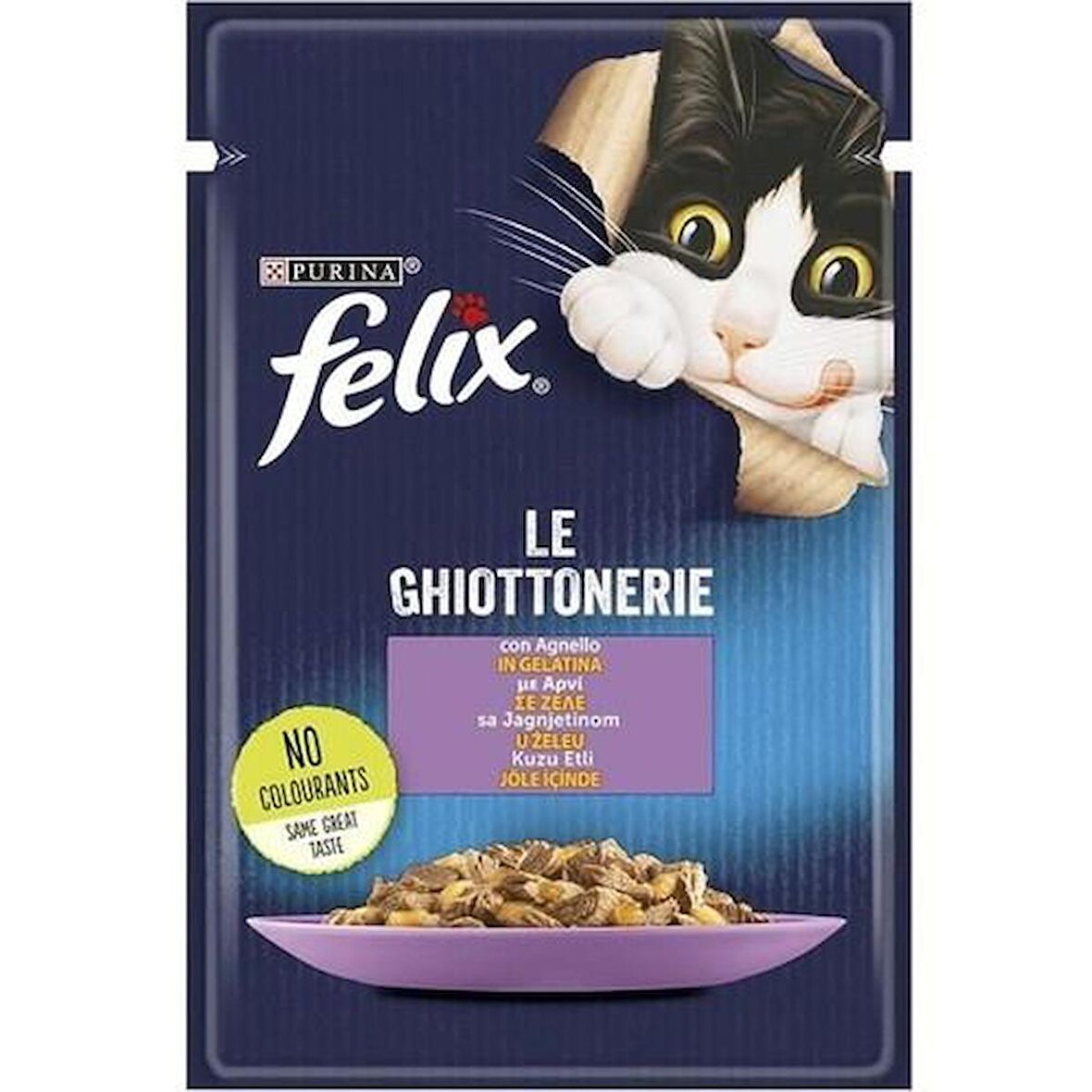 Felix Kuzu Etli Kedi Yaş Mama 85 Gr