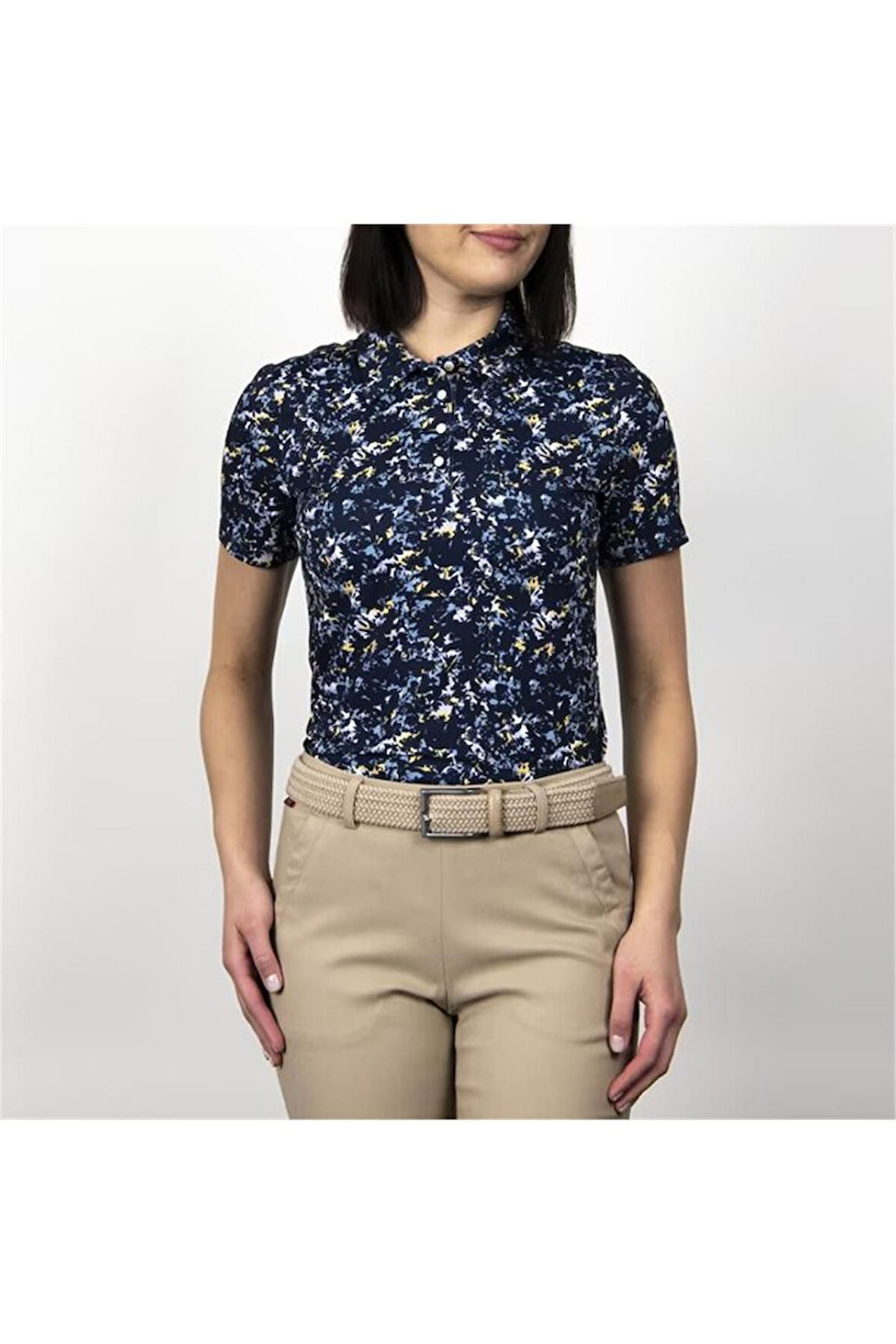 Kjus Enya Printed Kadın Polo Tshirt
