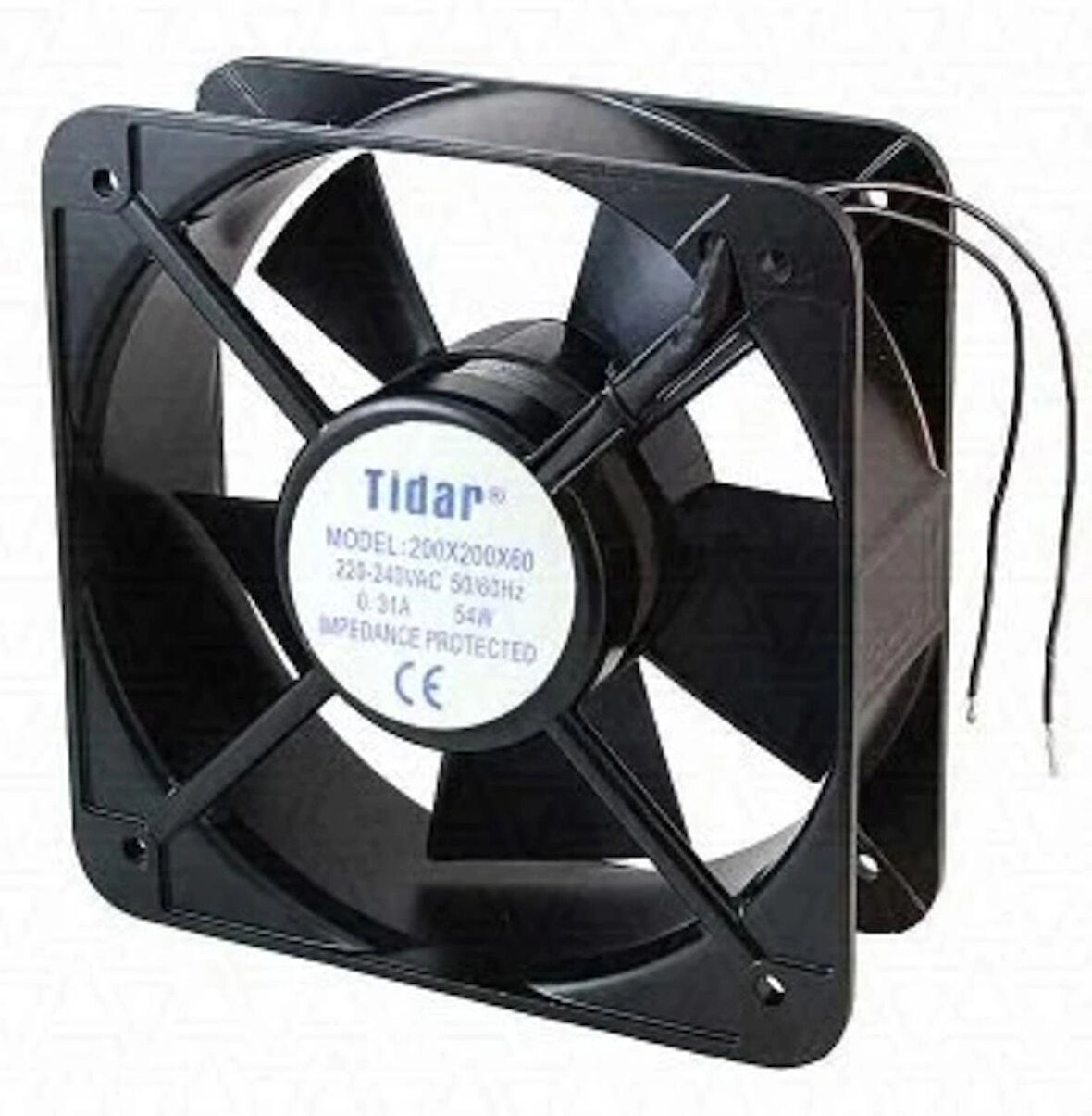200x200x60 Kare 220V Ac Fan