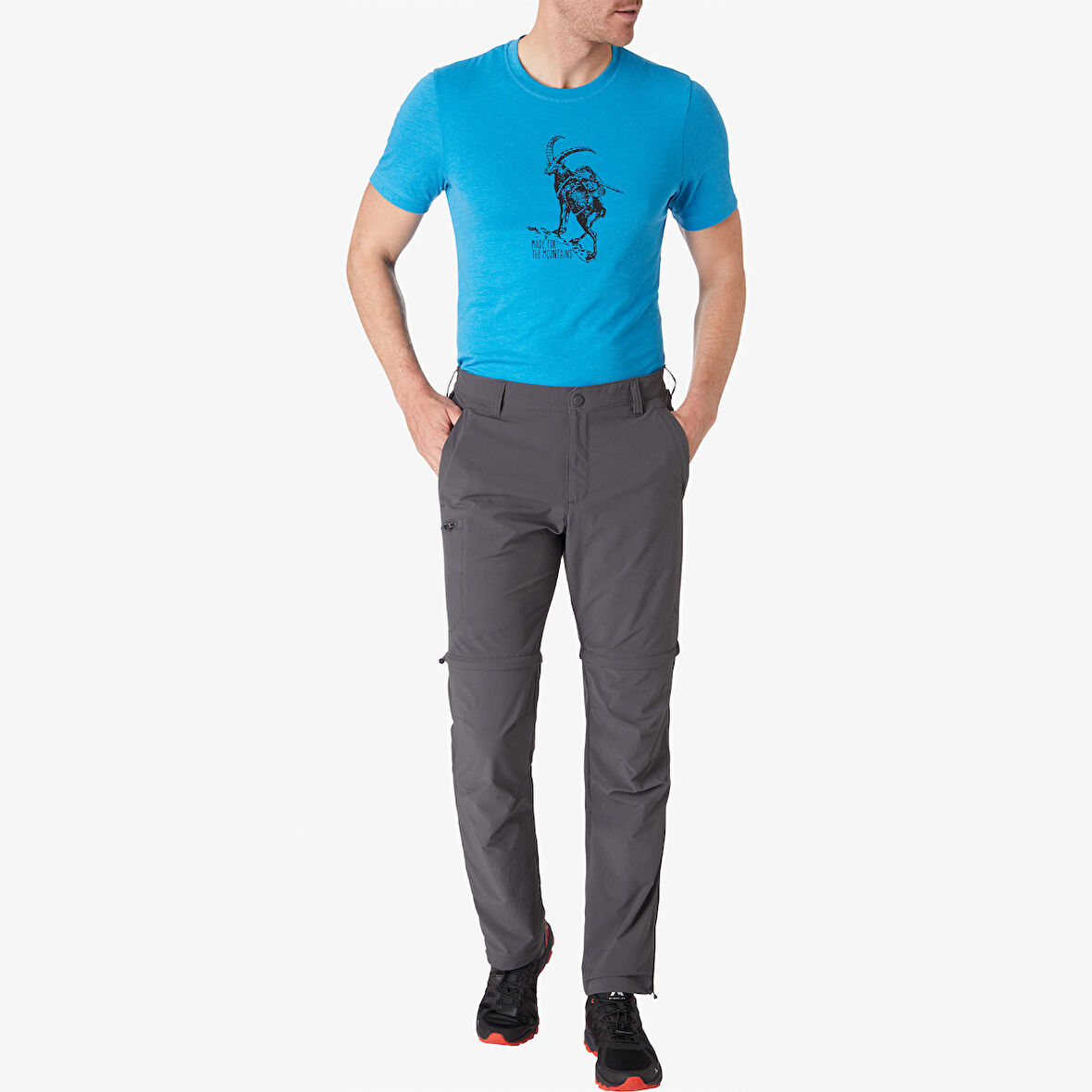 Mc Kinley Malloy II Erkek Gri Kayak Pantolonu