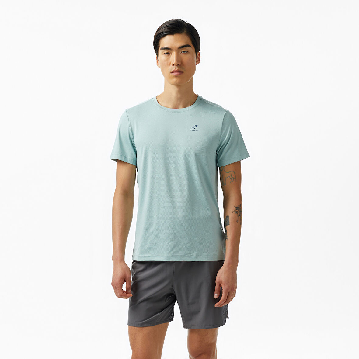 Energetics Tibo Ss Erkek Mavi Antrenman T-Shirt