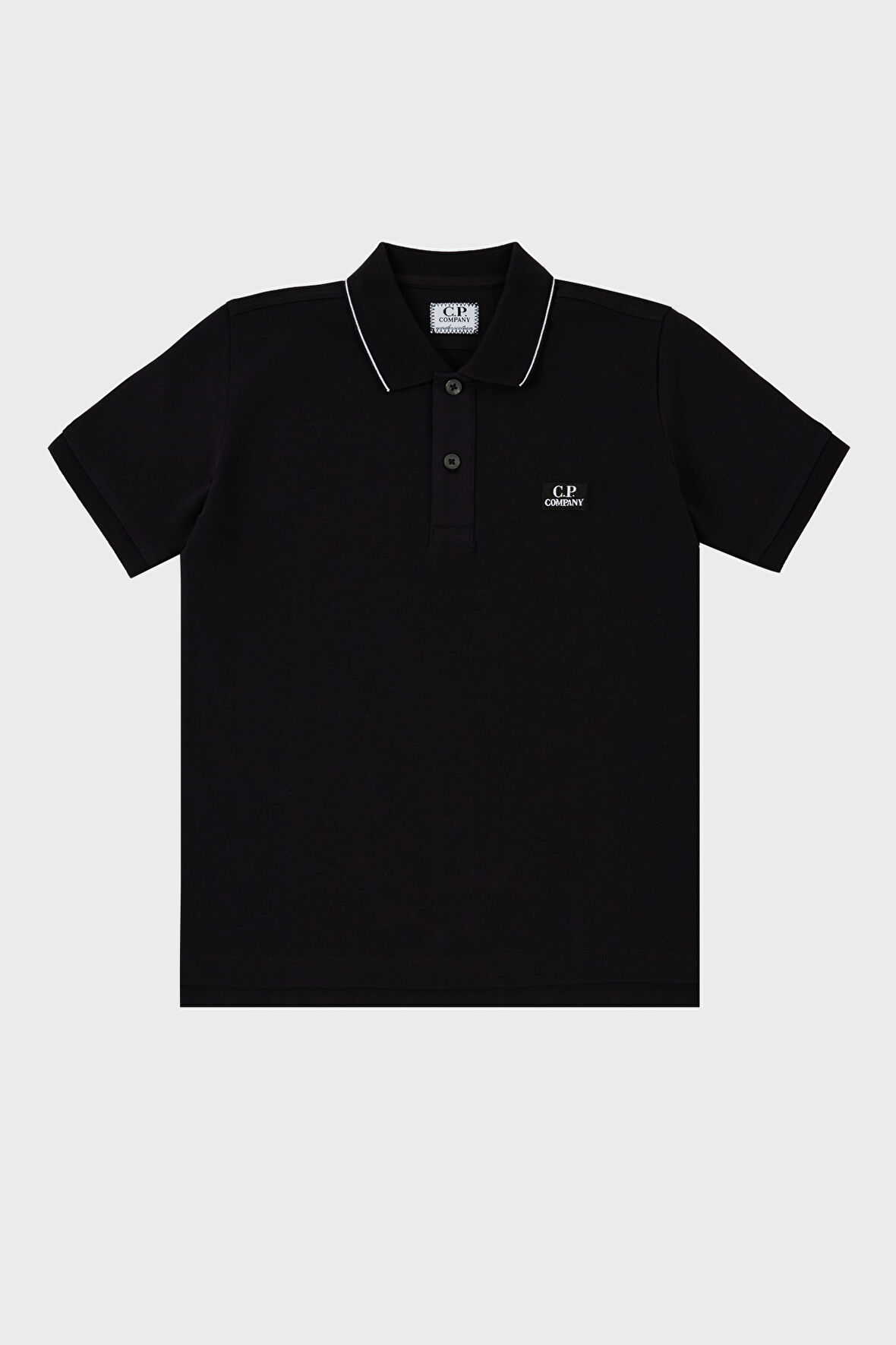 C.P. Company Çocuk Polo Yaka T Shirt 10CKPL023 005263W 999