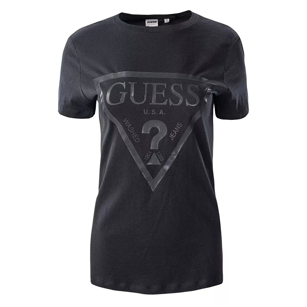 Guess Kadın  Adele  Regular  Siyah  T-Shirt