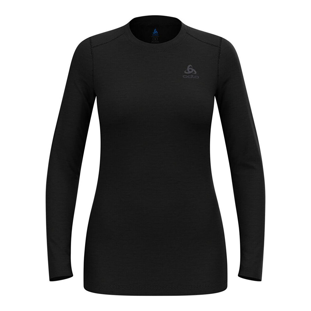 Odlo Merino 160 Uzun Kollu Termal Kadın Üst İçlik Siyah