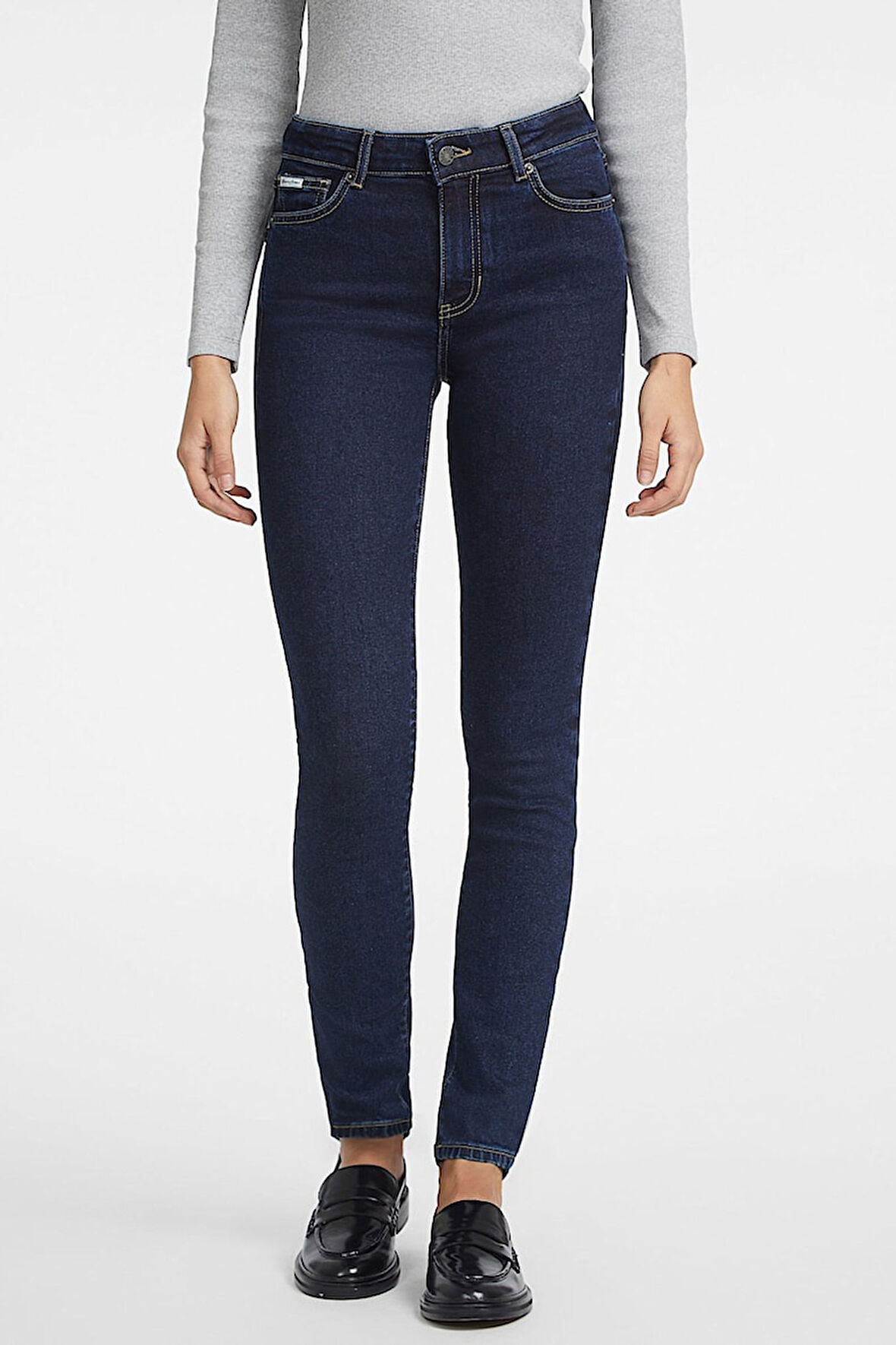 Kadın G05 Yüksek Bel Skinny Jean - Lacivert | 27