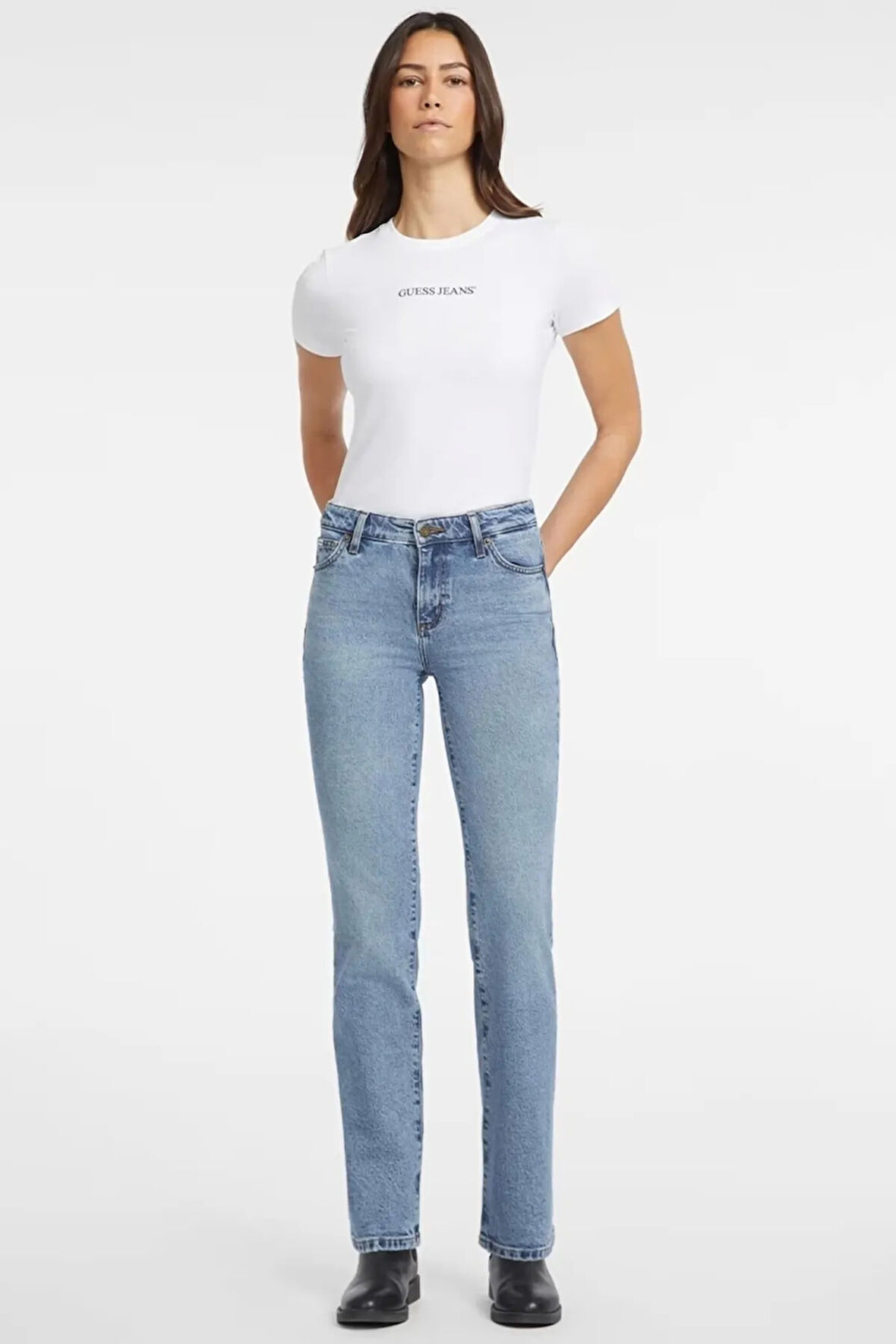 Kadın G08 Normal Bel Straight Jean Pantolon