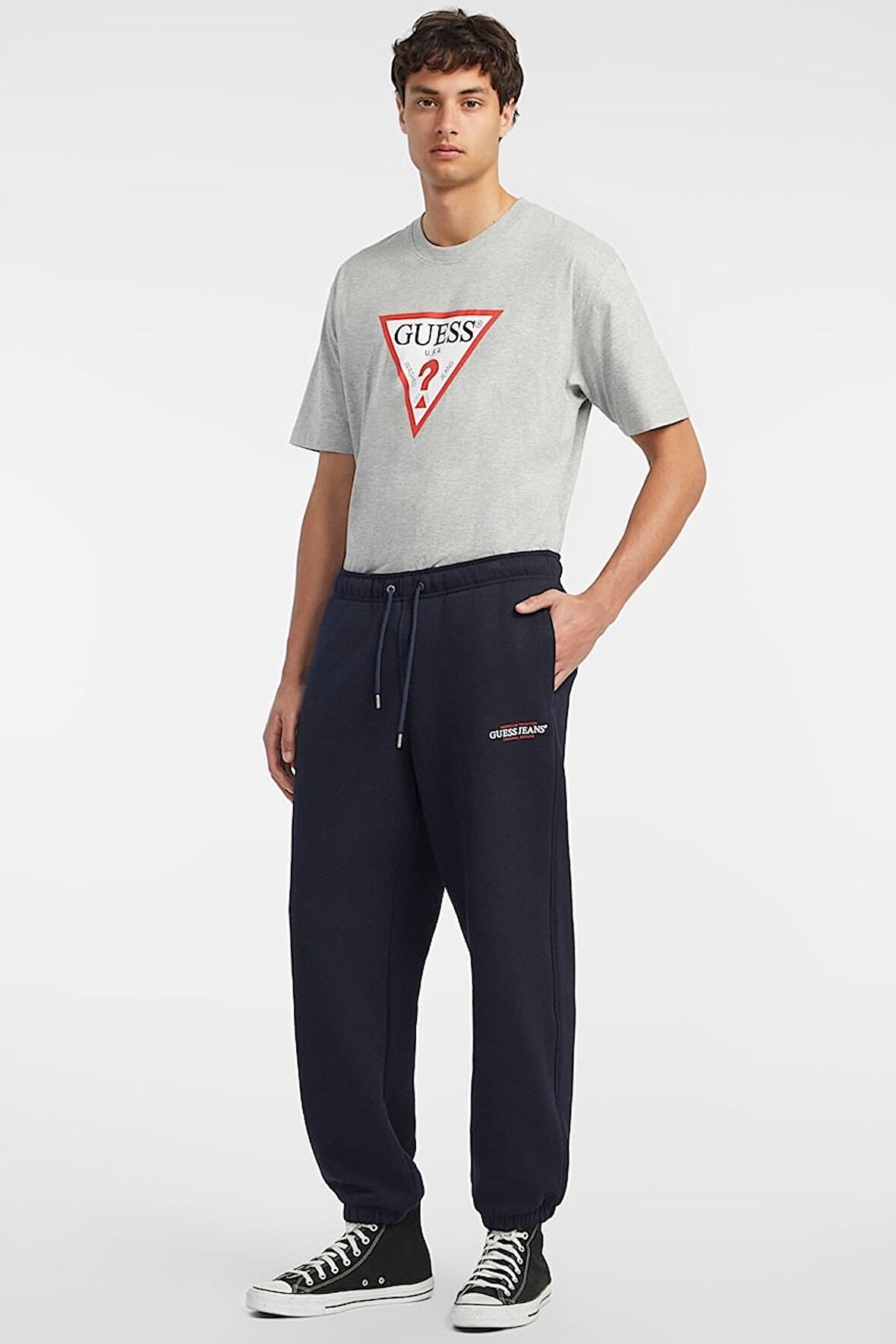 Erkek Jogger Pantolon - Lacivert | XL