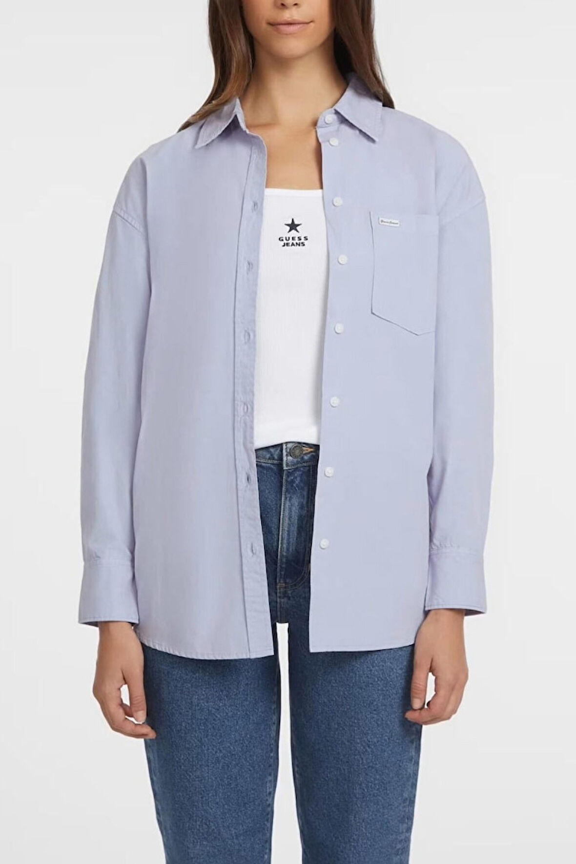 Guess Kadın Gömlek-W4YH22WGCF1