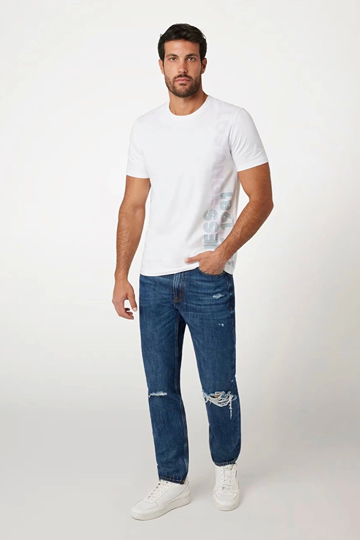 Guess Erkek Denim James Relaxed Jeans