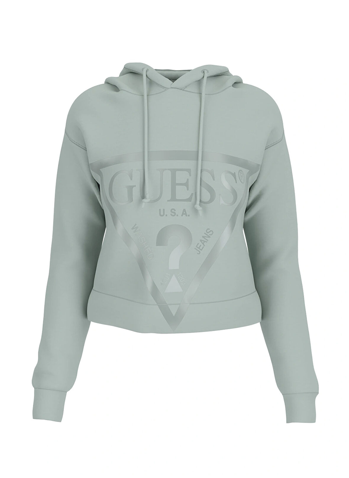 Yeşil Kadın Kapüşon Yaka Normal Kalıp Sweatshirt V2YQ08K7UW2G8ES-NEW ALISA HOODED SW
