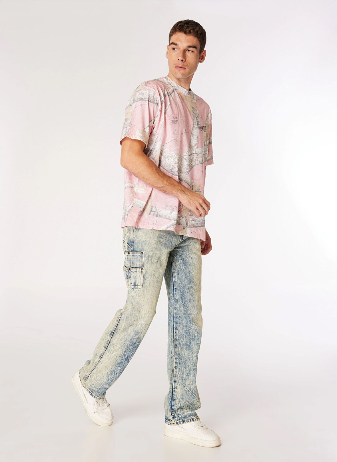 Guess Erkek Denim Pantolon M4YG43D4XY2GOS1 GO DENIM CARPENTER