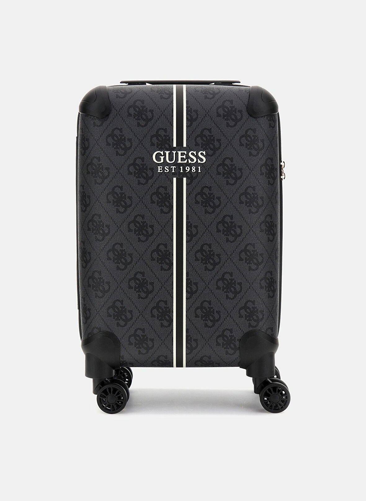 Guess Siyah Çekçekli Kumaş Valiz KALLISTO COSMETIC OR - 49830