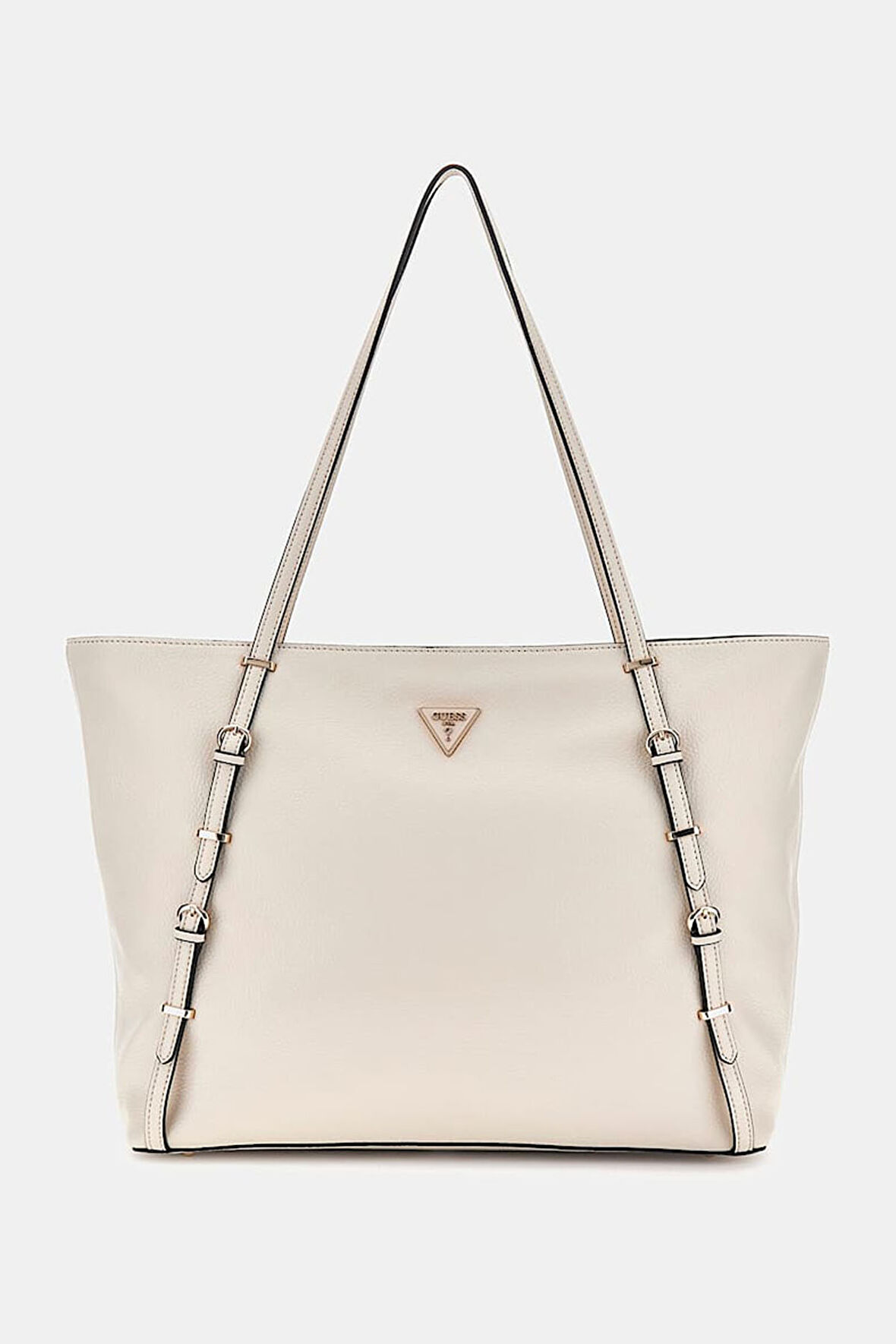 Kadın LEVIA Toka Detaylı Shopper Çanta - Krem  | undefined