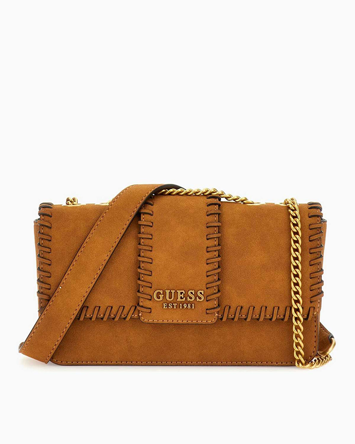 Guess Libera Comparment Süet Çapraz Asklı Çanta