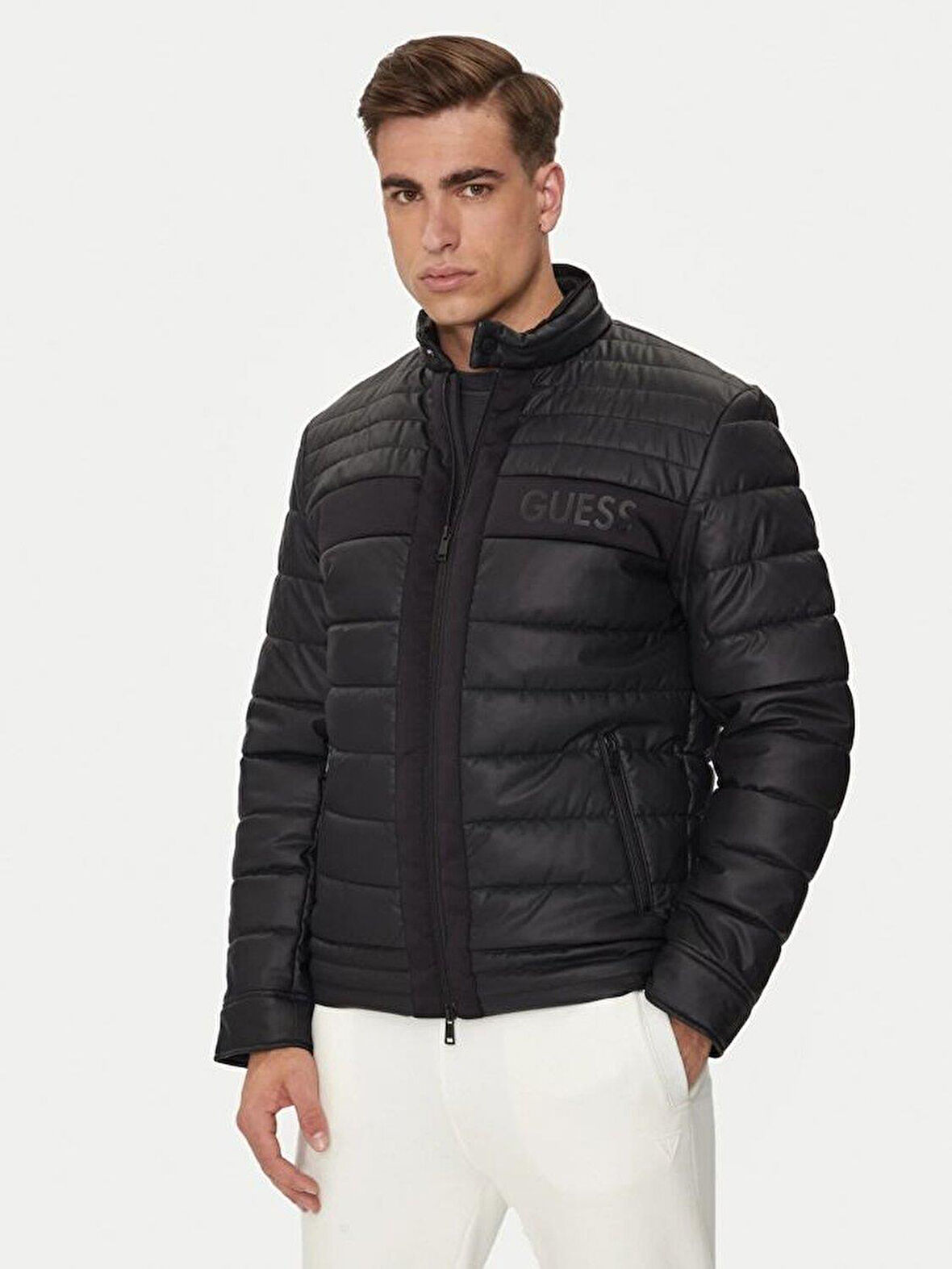 Guess Erkek Logo Stretch Mont M4YL16WFHD0