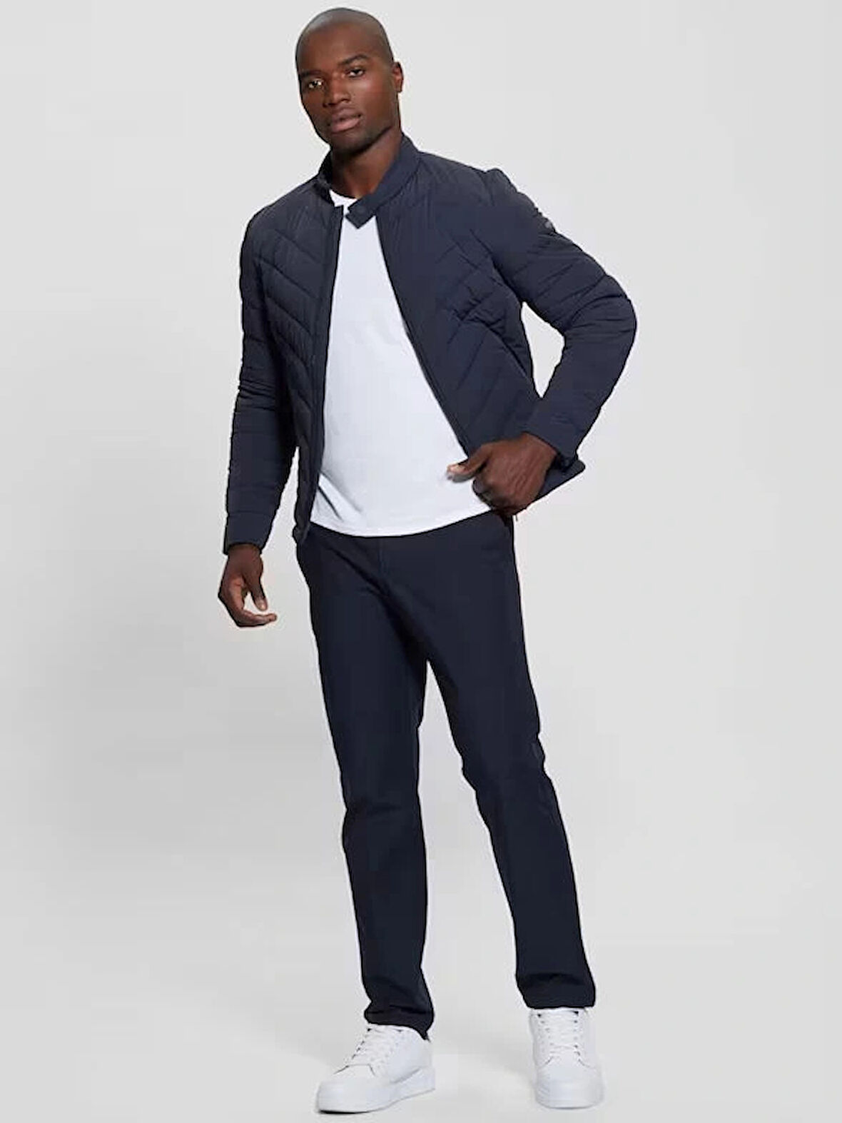 Guess Myron Erkek Lacivert Slim Fit Pantolon M4YB01WG9Z2-G7V2