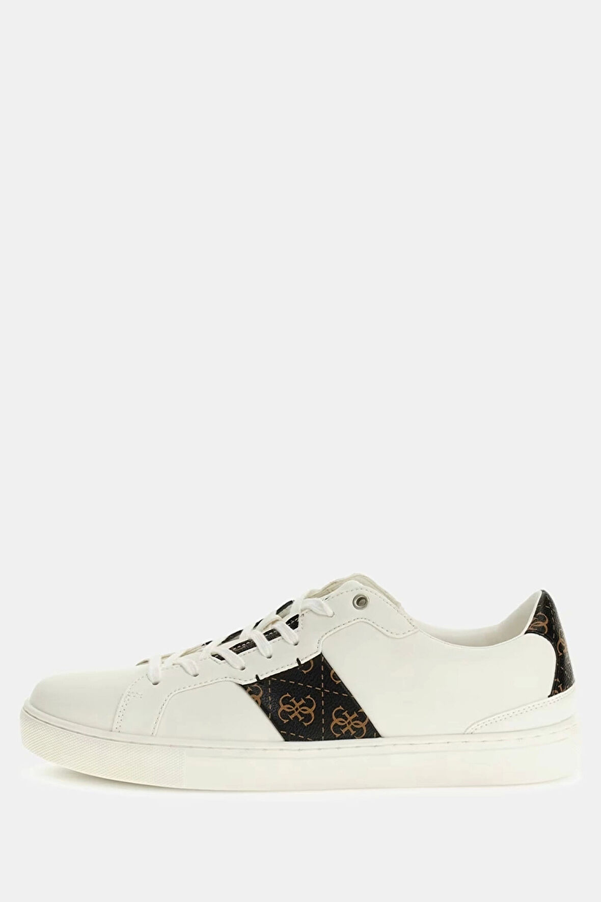 Guess Erkek Beyaz Todi 4G Logolu Sneaker