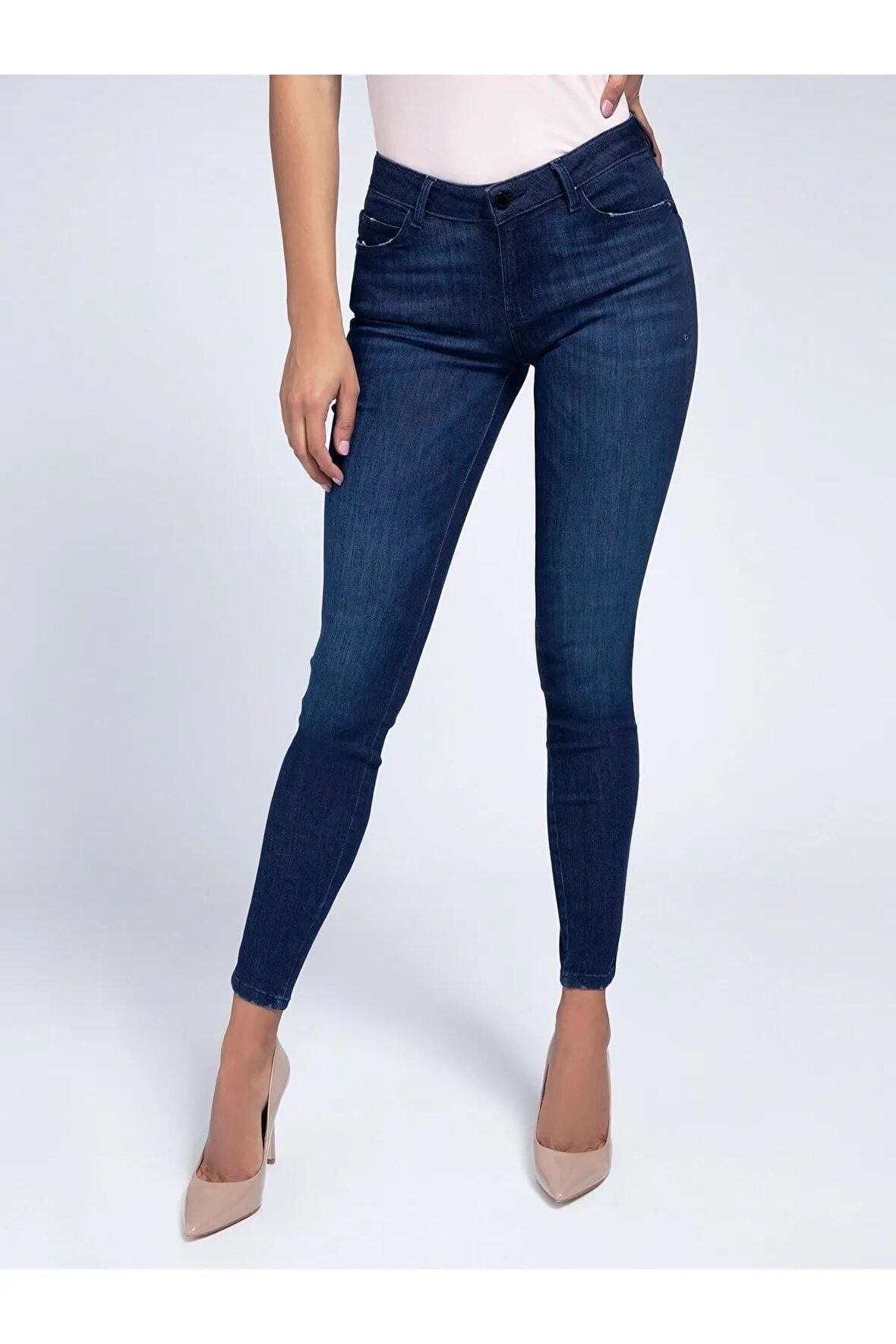 Guess Curve Kadın Denim Skinny Pantolon W0BAJ2D4671