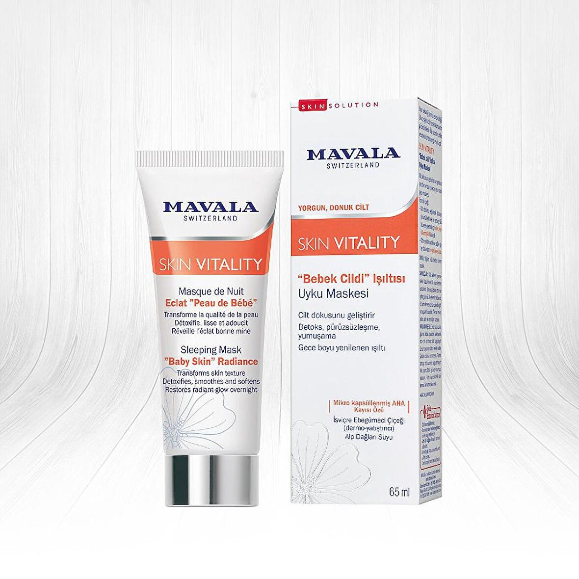 Mavala Skin Vitality Bebek Cildi Işıltısı Uyku Maskesi 65ml